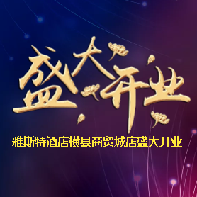 雅斯特横县商贸城店盛大开业