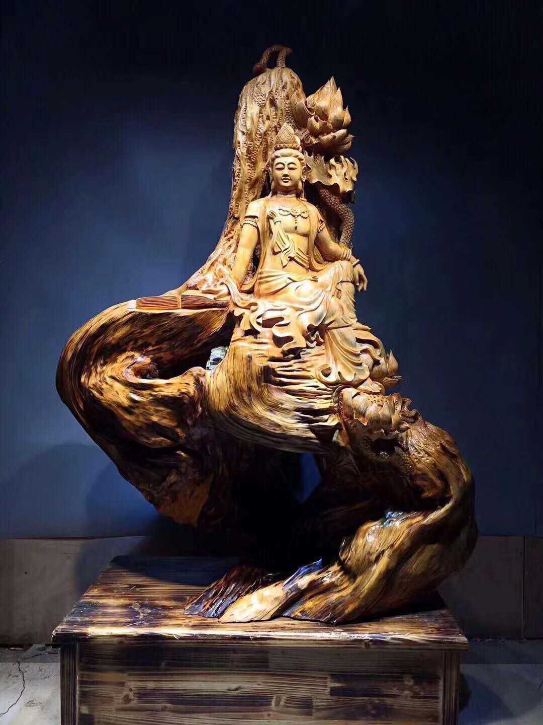 福建崖柏雕擺件，大師精作！