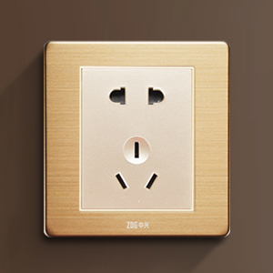 中興電器 K8系列 不銹鋼拉絲 開關(guān)插座